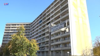 Hoyerswerda Hochhaus „Am Knie“ abrissreif  LAUSITZWELLE [upl. by Burny]