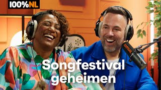 Hoe is het om mee te doen aan het Songfestival SONGFESTIVAL GEHEIMEN 1  100 NL PODCAST [upl. by Neimad]