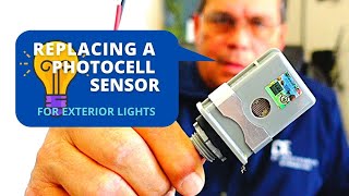 How to Replace A Photocell  Photo Control Sensor [upl. by Anayi]