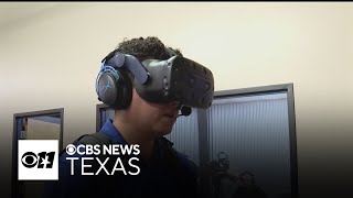 White Settlement police use latest VR training for deescalation tactics [upl. by Refinnej]