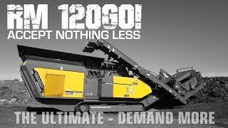 RM 120GO  the next level  crushing asphalt [upl. by Atiram]