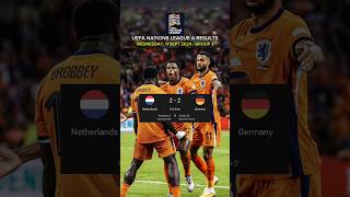 Netherlands vs Germany  UEFA Nations League Results [upl. by Anul]