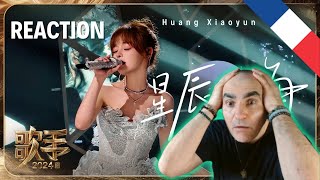 Huang Xiaoyun  黄霄雲《星辰大海》MIX人鱼之歌 仿佛置身无垠的宇宙  Singer 2024 EP7 ║ Réaction Française [upl. by Ynor]