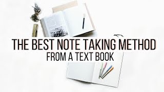 HOW TO TAKE NOTES FROM A TEXT BOOK  How To Study Faster  Get Good Grades [upl. by Aisanat]