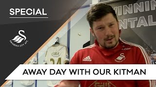 Swans TV  Away day with Swans kitman [upl. by Hairacaz321]