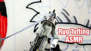 Rug Tufting  Heres how I made the 4 most detailed custom Rugs  ASMR diy rugtufting art [upl. by Lleznol]