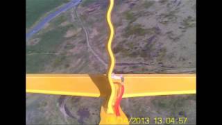 Baildon Moor from Model glider camera [upl. by Malinowski841]