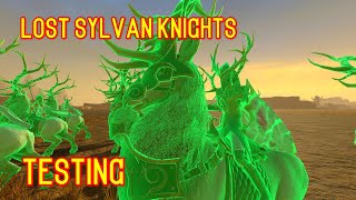 Lost Sylvan Knights Strongest cavalry unit in the game Total War Warhammer 2 [upl. by Damek673]