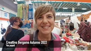 BERGAMO CREATTIVA Autunno 2022  Parola ai nostri visitatori [upl. by Simmonds183]