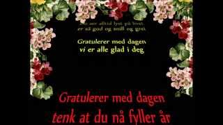 Gratulerer med dagen [upl. by Maillliw]