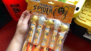 Crawling Spider Firework Rockets [upl. by Eddy]