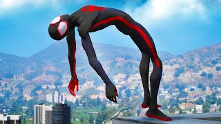 GTA 5 SPIDERMAN x MILES MORALES Ragdolls Compilation Episode 05 Euphoria Physcis Showcase [upl. by Pytlik716]