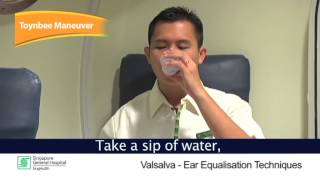 Valsalva Ear Equalisation Techniques  Reel Health 24 [upl. by Lirba78]