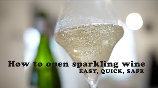 How to open sparkling wine  The Somm way [upl. by Goldsmith]