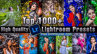 Top 1000 Lightroom Premiam Presets 🔥  Best Lightroom Preset Of 2024  1000 New Presets 2024 [upl. by Ydassac]