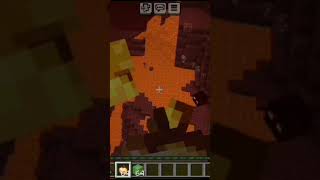 Lava bucket clutch for nether for meviralshortminecraftgamingshortfeed [upl. by Tobit]