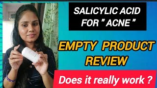 Minimalist Salicylic Acid Cleanser Honest Review  Acne White Bleack HeadsPores skincare video [upl. by Bobette771]