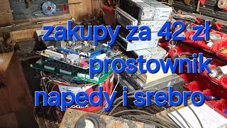 zakupy na złomie za 42 zł srebro prostownik [upl. by Malsi320]