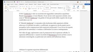 Connessioni Matematiche tra Equazioni Cubiche e Differenziali Implicazioni Cosmologiche [upl. by Eglantine]