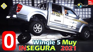 Great Wall Wingle 5 CERO Estrellas en Latin NCAP asi como Sportage y Accent 2021  Vary Topics [upl. by Akiret]