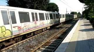 Ostia Antica station Rome–Lido railway Italy [upl. by Lever]