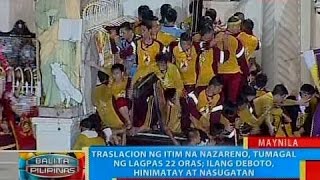 Traslacion ng Itim na Nazareno tumagal ng lagpas 22 oras [upl. by Modestine]