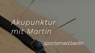 Akupunktur mit Dr Martin Bartsch akupunktur orthopädie sportmedizin [upl. by Amar]