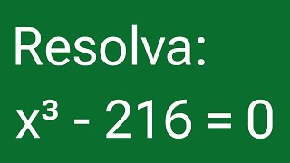 🔥 EQUAÇÃO do 3° GRAU [upl. by Pero]
