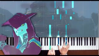 Sidons Theme  Zelda Tears of the Kingdom amp Breath of the Wild Piano Synthesia amp Sheet Music [upl. by Hallett366]