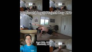 WorkoutYoga Project Day 270  Ellicott city MD [upl. by Misha]