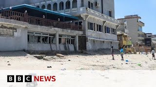 Somalia beach attack kills dozens in Mogadishu  BBC News [upl. by Catha]