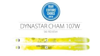 2014 Dynastar Cham 107W Ski Review  Womens Powder Editors Choice [upl. by Hplodnar]