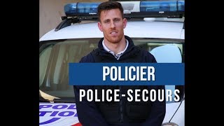 Mon métier dans la police  Policier en Police Secours [upl. by Neerol]