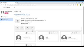 iPECS Cloud  How to manage a live call within iPECS Cloud audio conference bridge [upl. by Nhguaval]