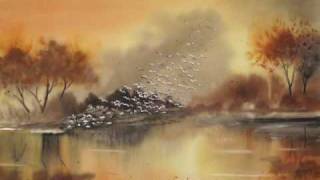 watercolour demo aquarelle quot the flightquot lenvol [upl. by Rocco]