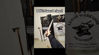 Quick tips for sword fighting Full video drops Saturday buhurt sportmartialarts martialarts [upl. by Jany252]