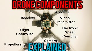 Drone Components Explained FPV Beginner series  Quadcopter parts explained  Flight Controller etc [upl. by Orman747]