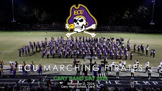 ECU Marching Pirates Exhibition Performance Part 2 at Cary Band Day 2024  11022024 [upl. by Elocal37]