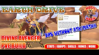 Ragnarok M Eternal Love  Divine Avenger Earth Drive PVE Build Guide [upl. by Ahsit]