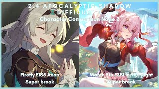 Apocalyptic Shadow 4 Firefly E1S0 amp March 7th Hunt E3S1 Node 2  Honkai Star Rail 24 [upl. by Shanks358]