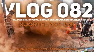 VLOG 082 Tyskland Polering Have dag 21 timers Livestream Konfirmation KANEL  teamloudnproud [upl. by Leahcimdivad589]