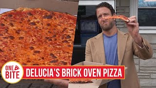 Barstool Pizza Review  DeLucias Brick Oven Pizza Raritan NJ [upl. by Snej]