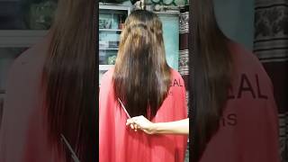 Haircut tutorial  Easy 1 minute Hairstyles for Long hair chubby face 😍 shorts trending short [upl. by Eentrok251]