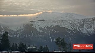 LIVE Mount Washington Observatory Weather Cam view from Wildcat [upl. by Enyalahs]