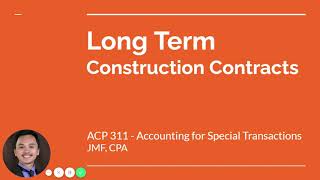 AFAR Long Term Construction Contracts [upl. by Alrep763]