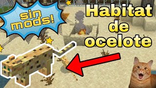 ¿Como hacer una CASA para OCELOTE en minecraft zoo sin mods 9 🐆🐆🐆 [upl. by Seymour]