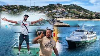 My first time being on a ferry ⛴️ Colazsmithtv change a lot of lives on Union Island 🇻🇨 [upl. by Suciram]