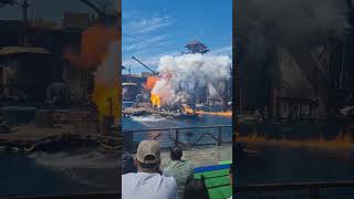 Waterworld scene at Universal Studios Hollywood [upl. by Alleiram]