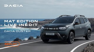 Replay Dacia Live I Duster Mat Edition avec POA [upl. by Yenittirb]