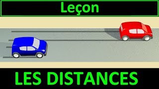 Code de la route Leçon 4  Les distances de sécurité et darrêt [upl. by Avin]